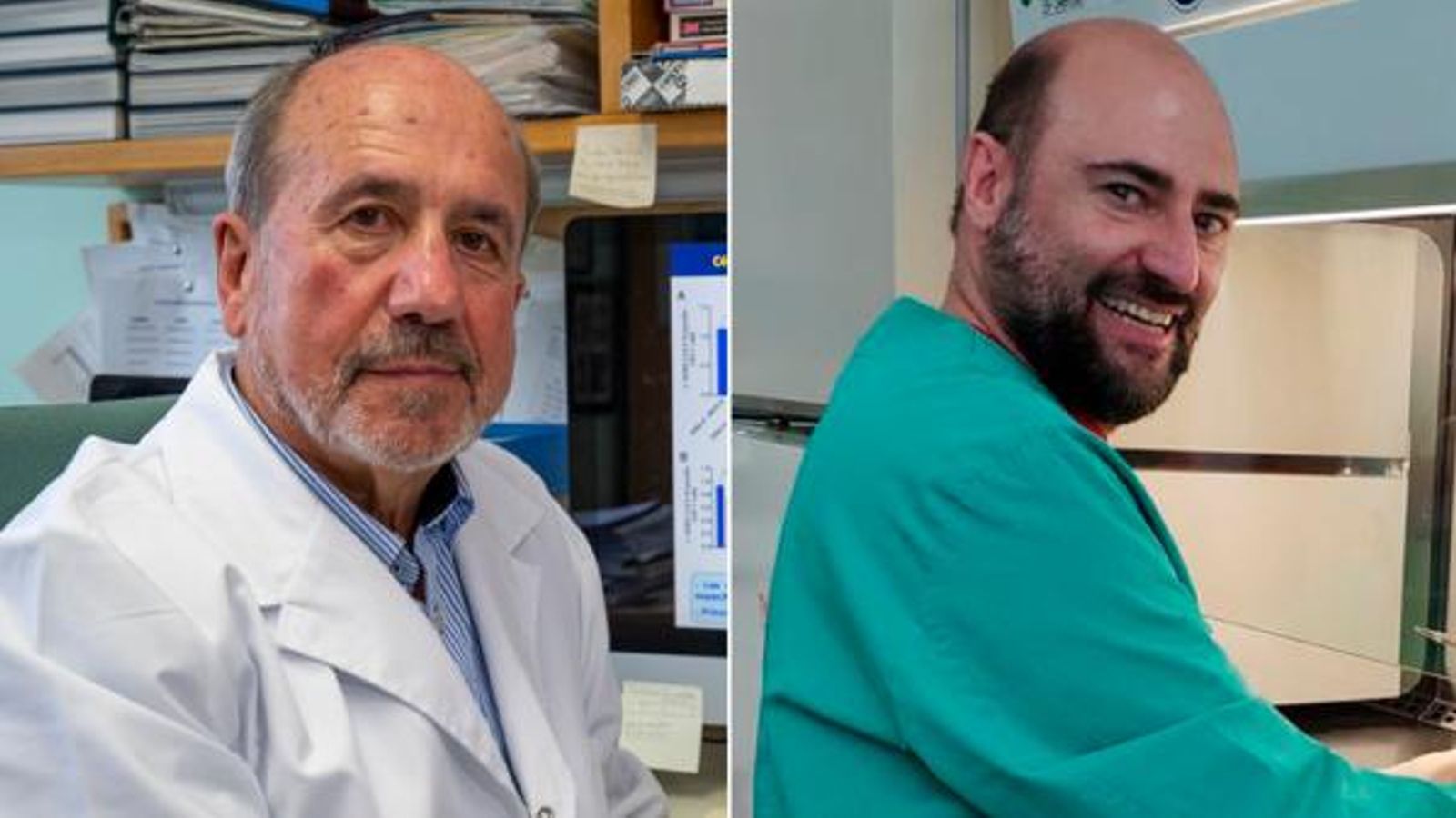 Els viròlegs Mariano Esteban i Juan García Arriaza