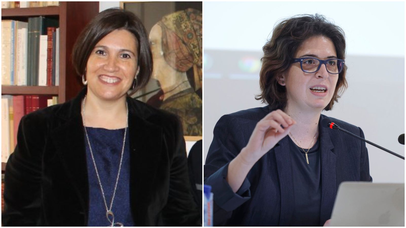 Rosa Agost i Àngels Gregori en una imatge d'arxiu