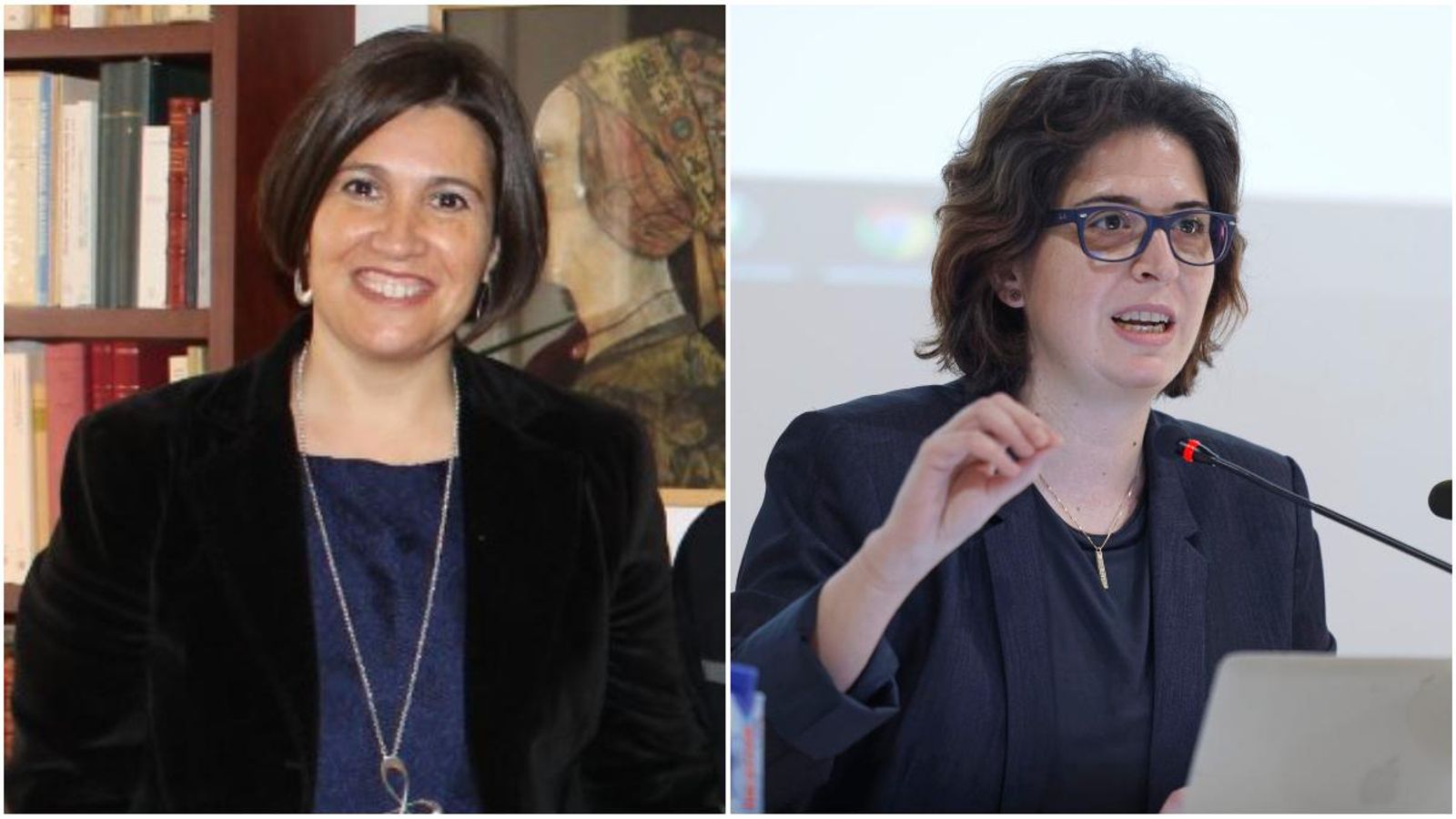 Rosa Agost i Àngels Gregori en una imatge d'arxiu