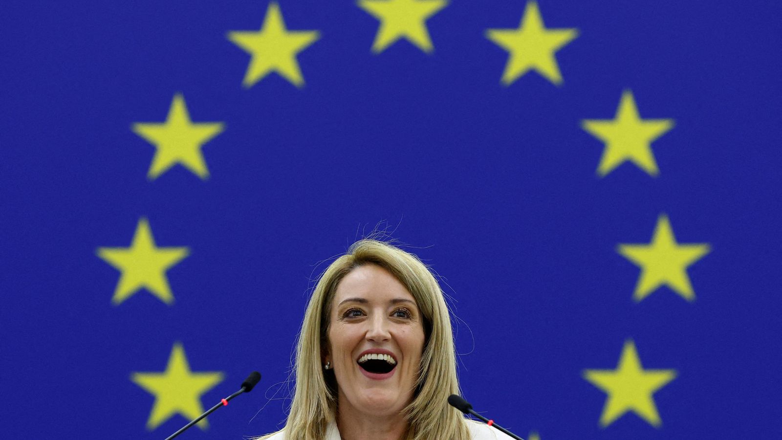Roberta Metsola, la nova presidenta electa del Parlament Europeu
