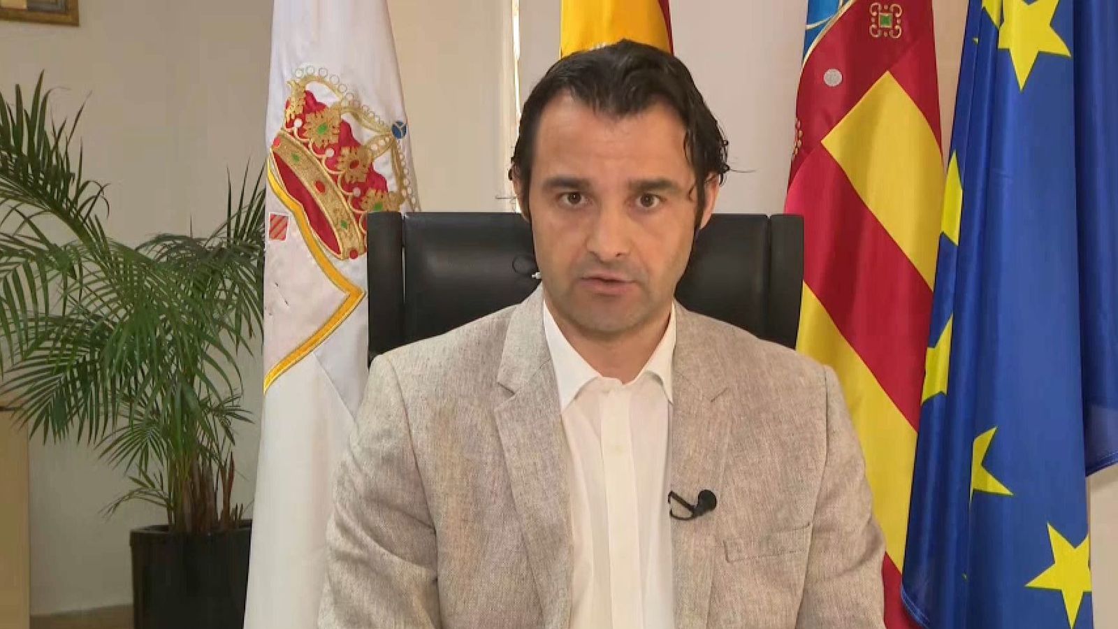 L'alcalde de Torrevella, Eduardo Dolón, entrevistat aquest dimarts en 'Les notícies del matí'