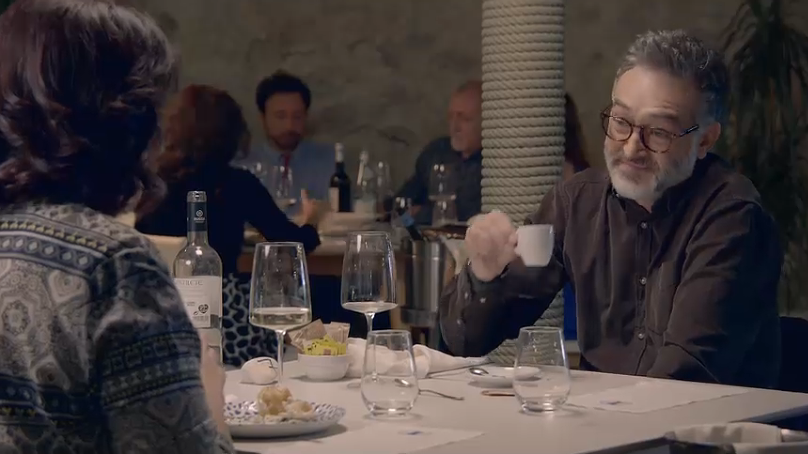 Pau parla de Raquel en la cita a cegues