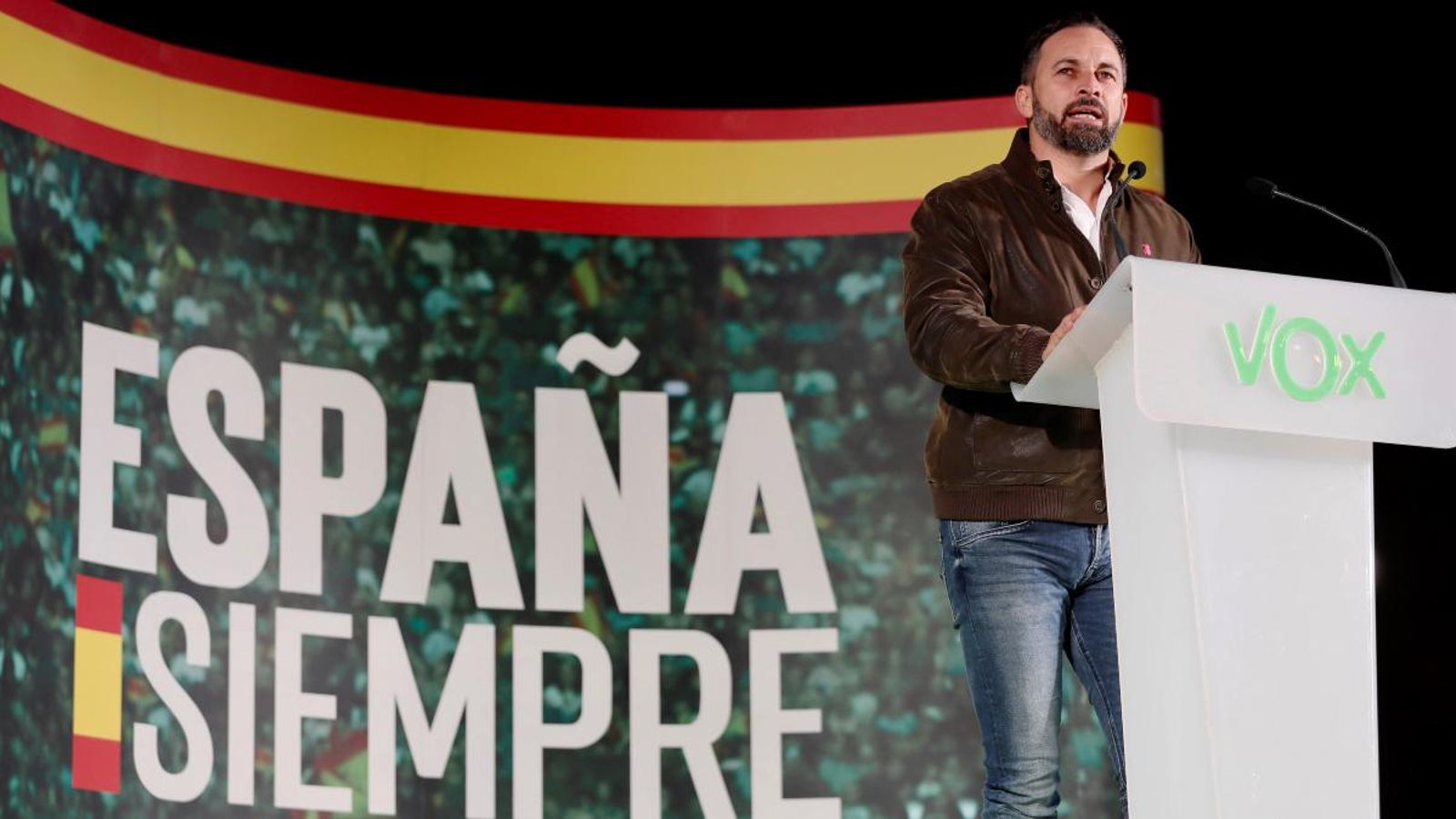 Abascal intervé durant un acte electoral a Sevilla