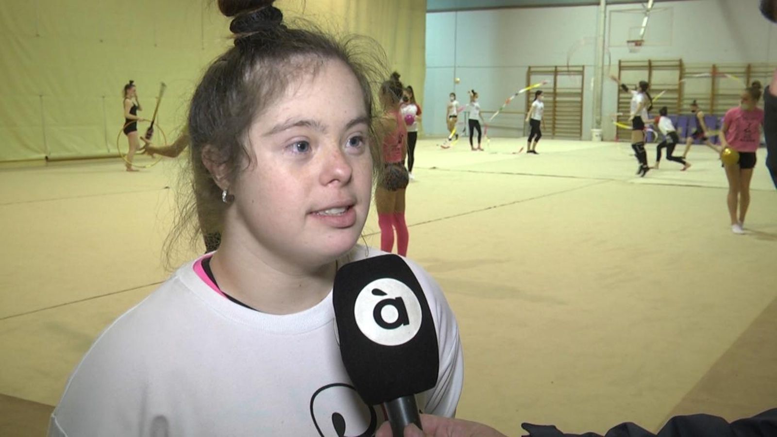 Sara Marín, gimnasta amb síndrome de Down