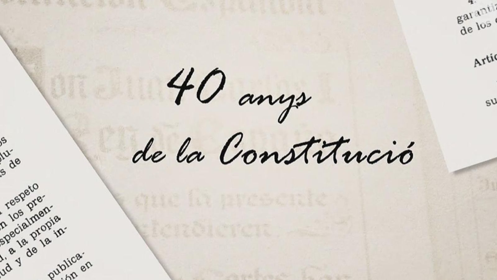 La Constitució Espanyola fa 40 anys marcada pel debat sobre la seua reforma