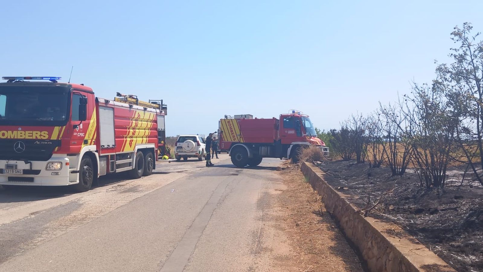 Declarat un altre incendi forestal a la Vall d’Uixó