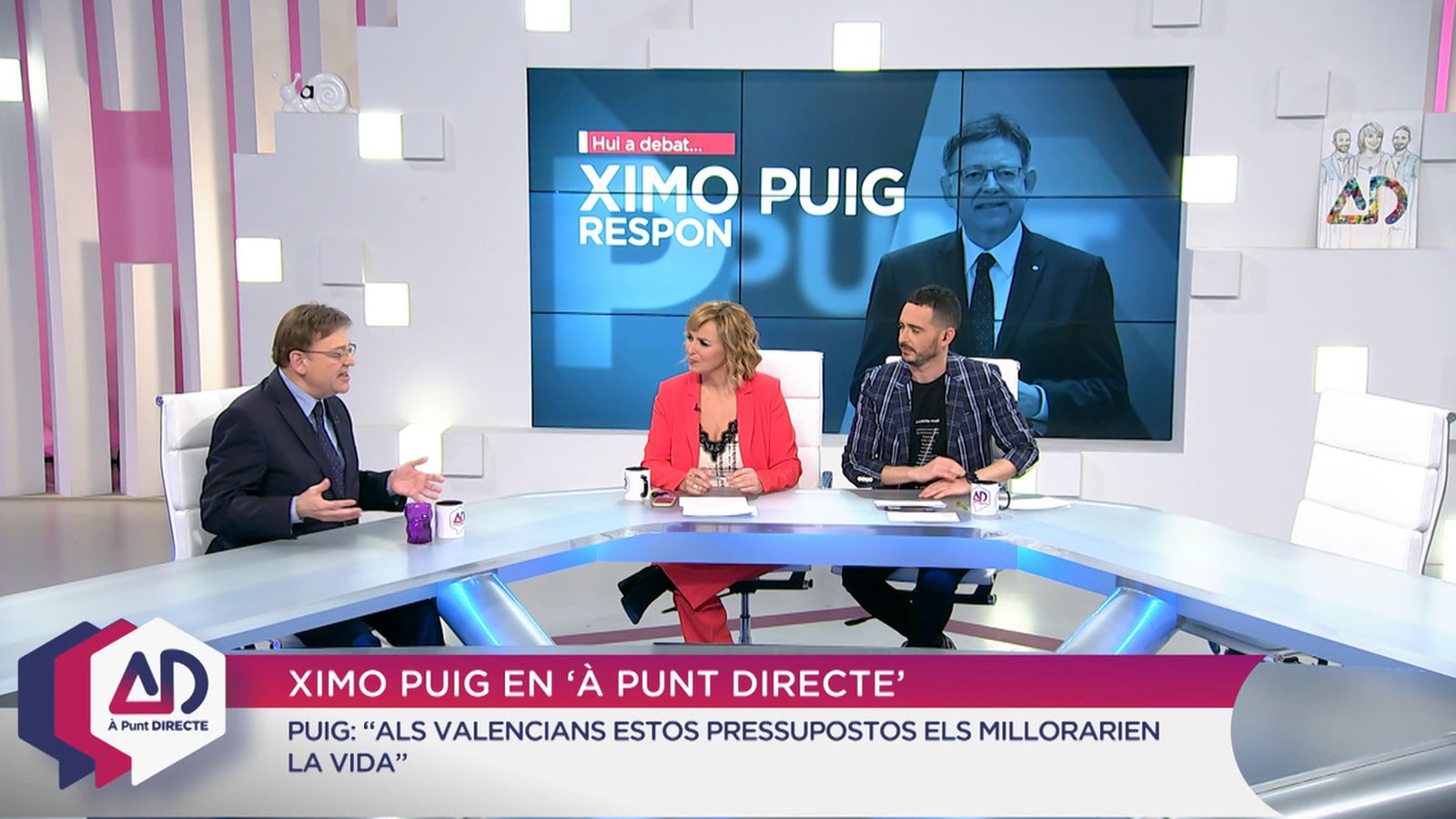 Entrevista al president de la Generalitat, Ximo Puig