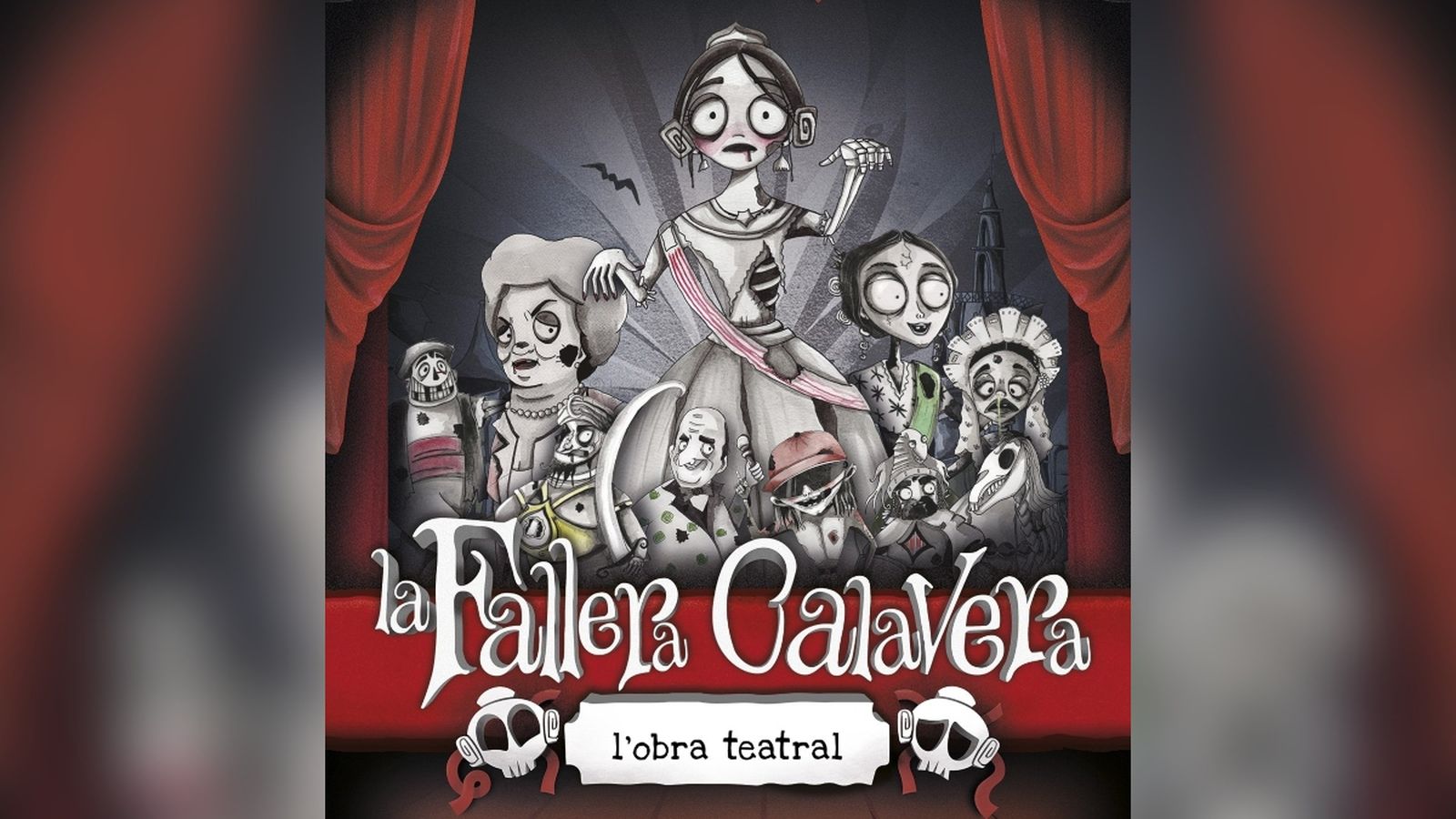 Cartell de l'obra teatral de la Fallera Calavera