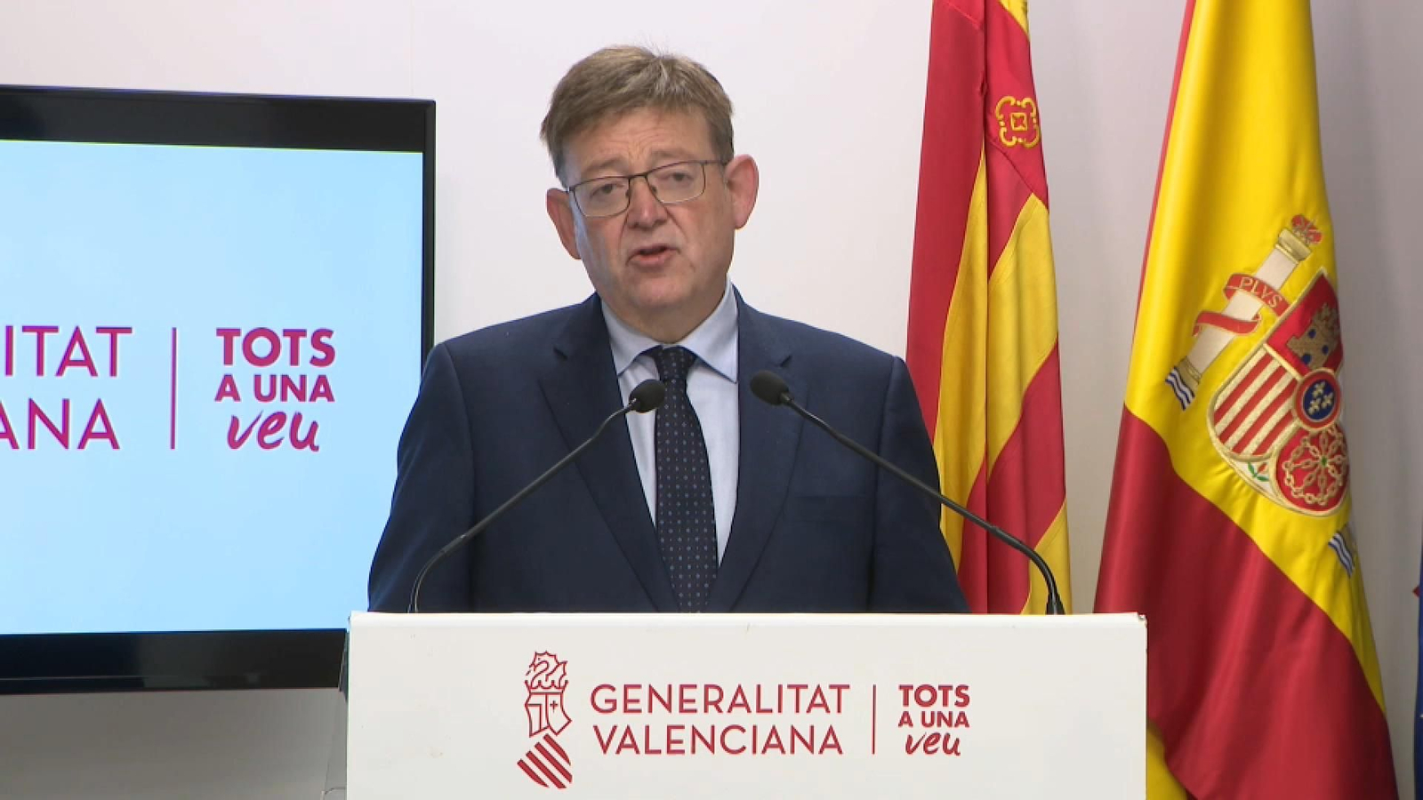 Puig, aquest dilluns, en roda de premsa