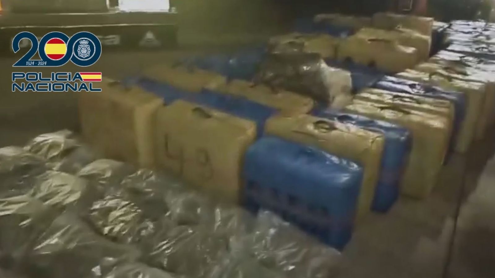 Farcells de haixix i marihuana interceptats per la Policia Nacinoal