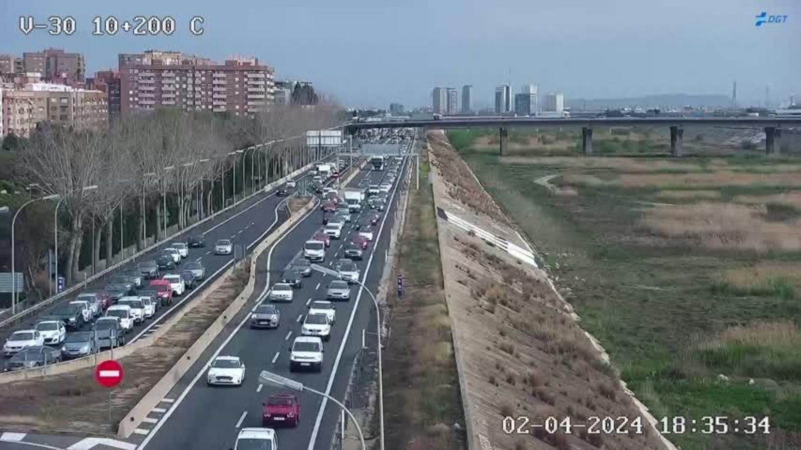 Una imatge de les retencions a l'V-30