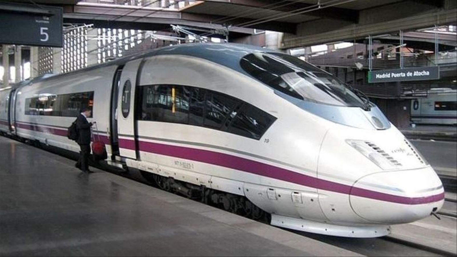 Un AVE a Atocha