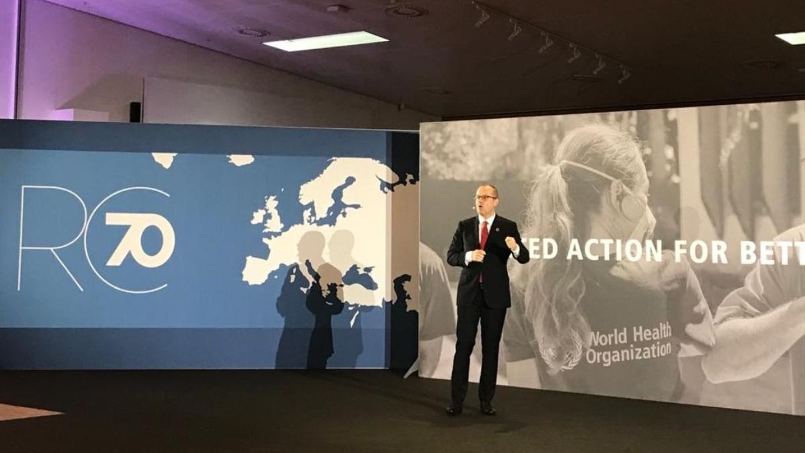 Discurs del director regional per a Europa de l’OMS, Hans Kluge, aquest dilluns a Copenhaguen (Dinamarca), amb motiu de la 70 sessió del comité regional