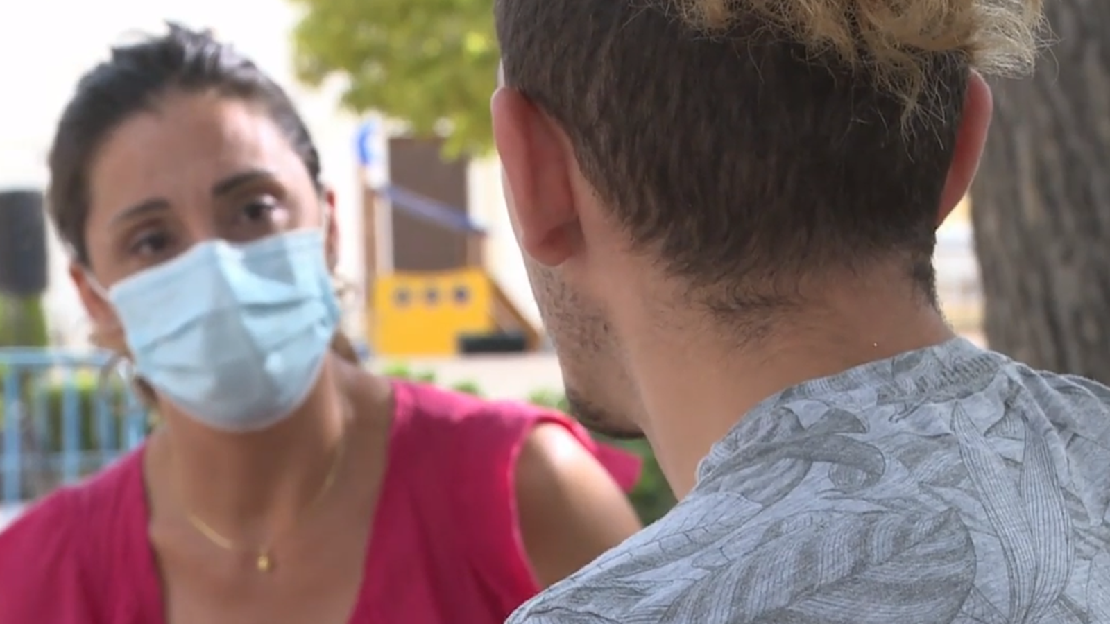 El jove agredit durant la entrevista amb À Punt NTC