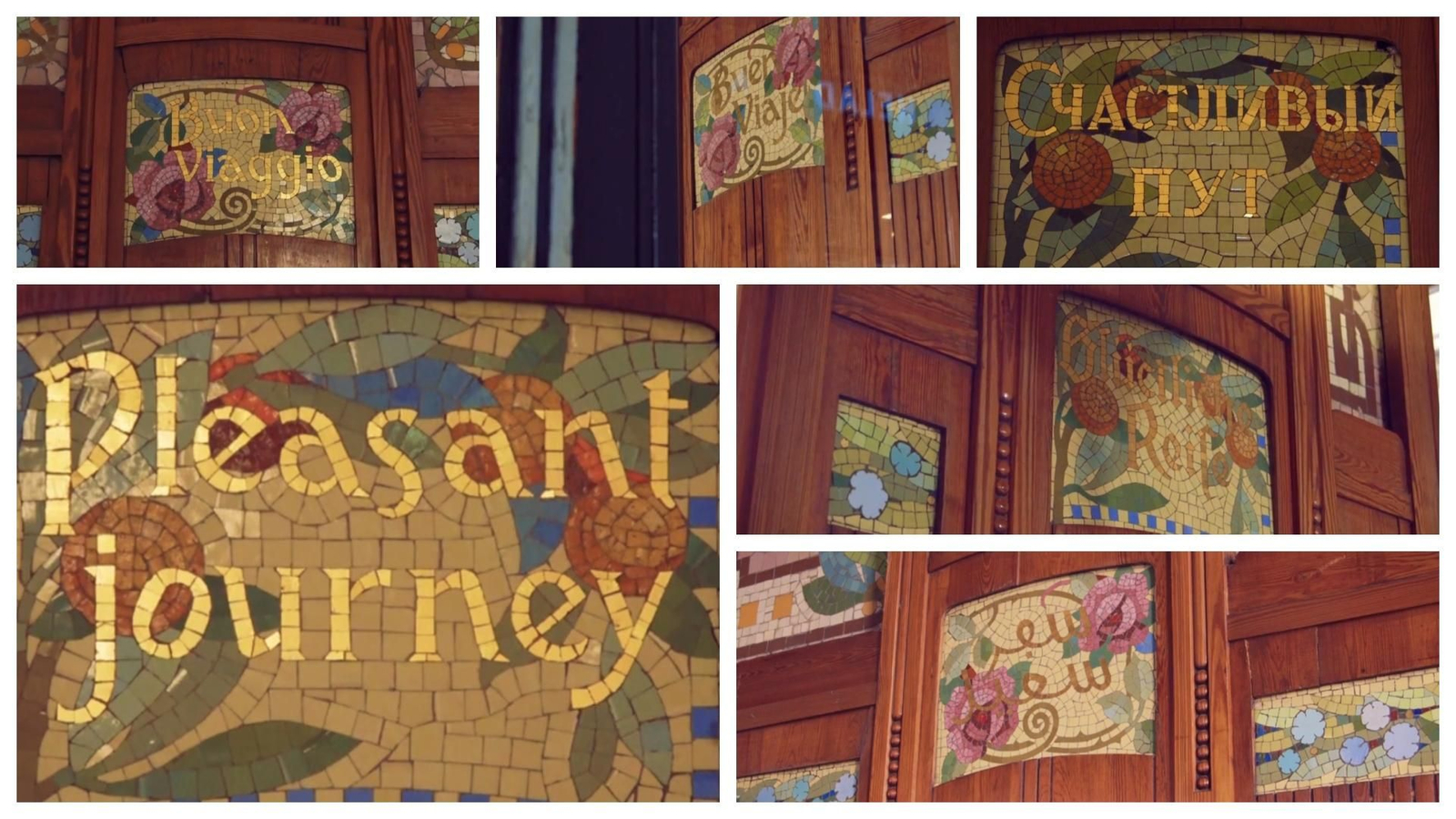 Trobem cartells en nou idiomes diferents