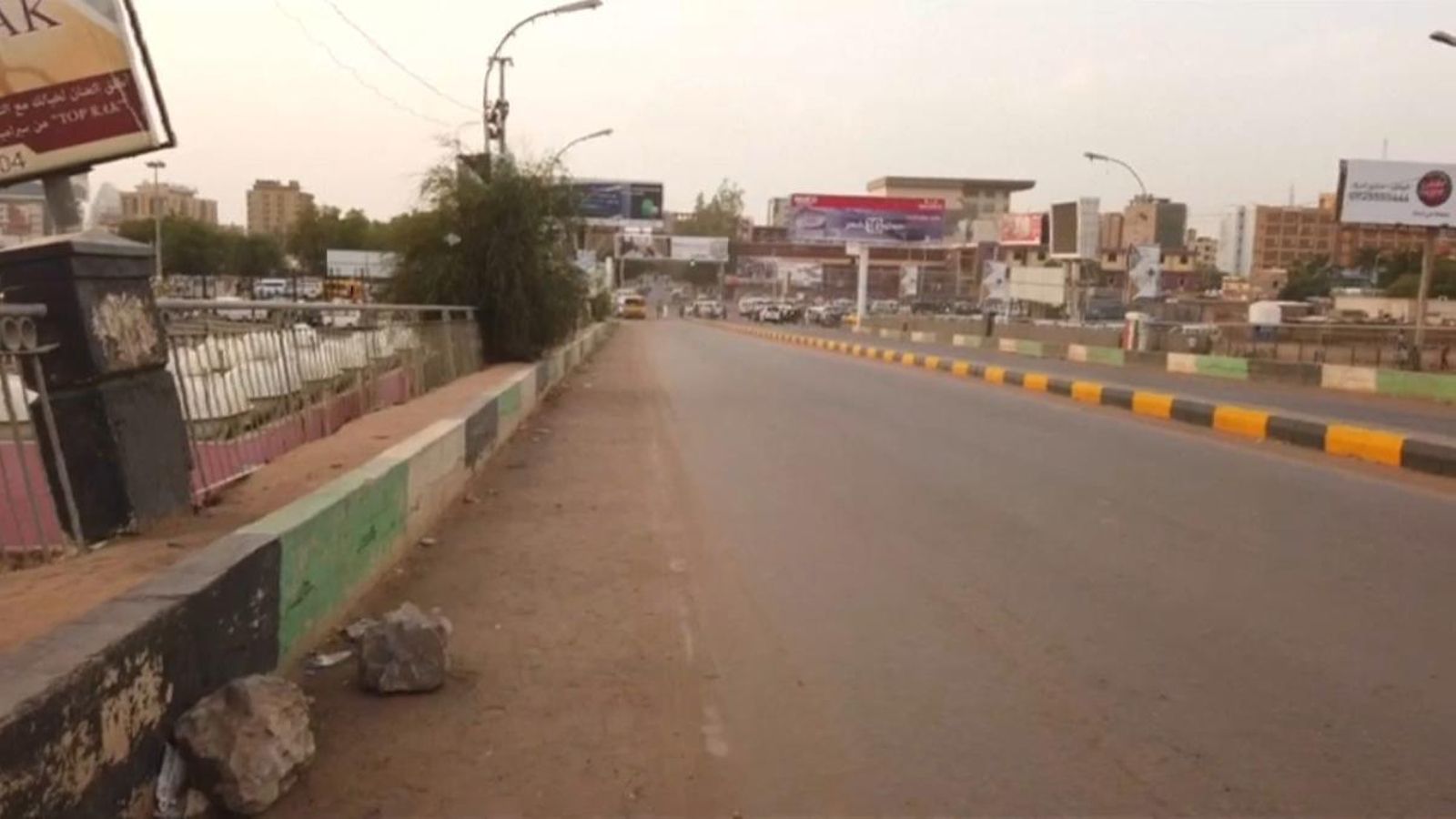 Els carrers deserts, resposta a la  crida de l'oposició sudanesa