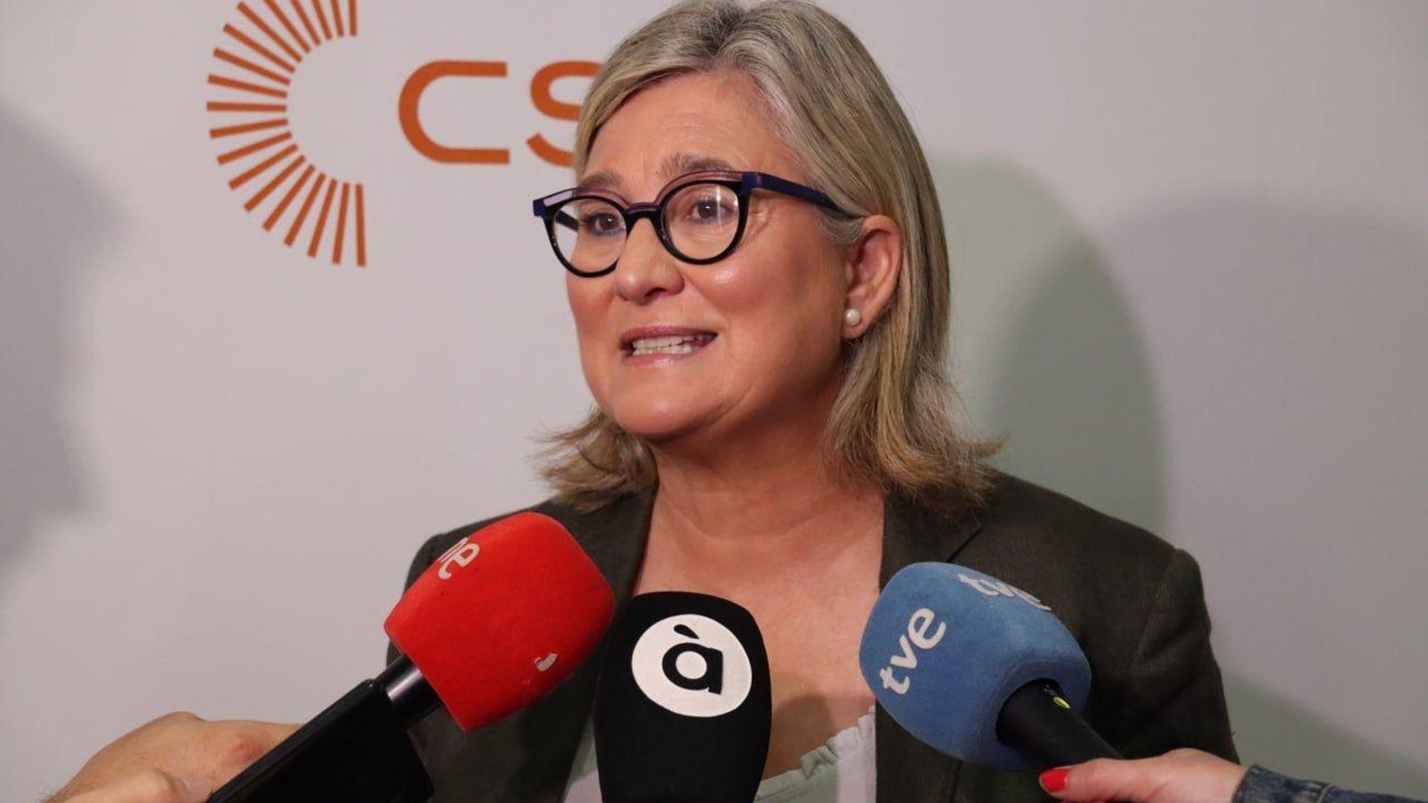 La candidata de Ciutadans a la Generalitat, Mamen Peris