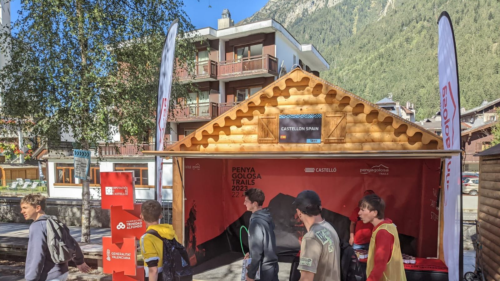 L'estand de Penyagolosa Trails està situat en la zona Arve del Saló Ultra-Trail, que és en la qual es troben les carreres de muntanya.