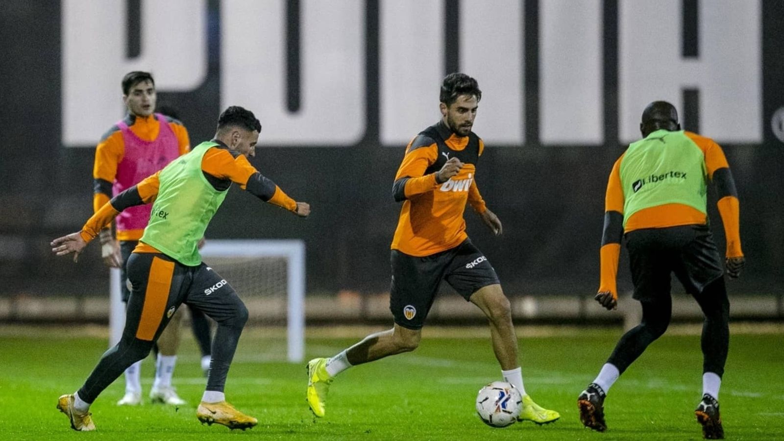 Entrenament del València Club de Futbol. Foto:@valenciacf.