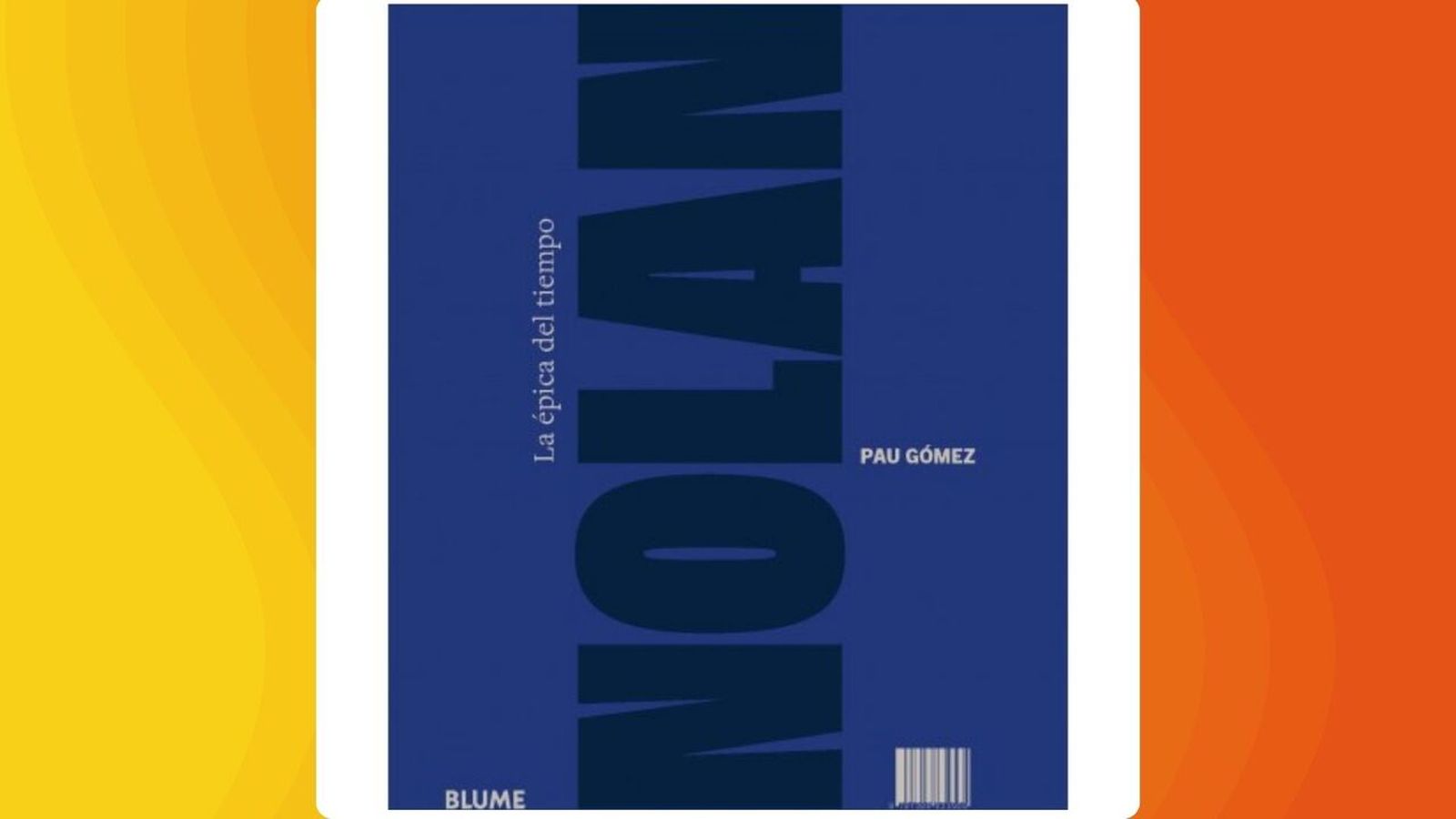 02.07.2026 | Pau Gómez presenta el llibre 'Nolan. La épica del tiempo'