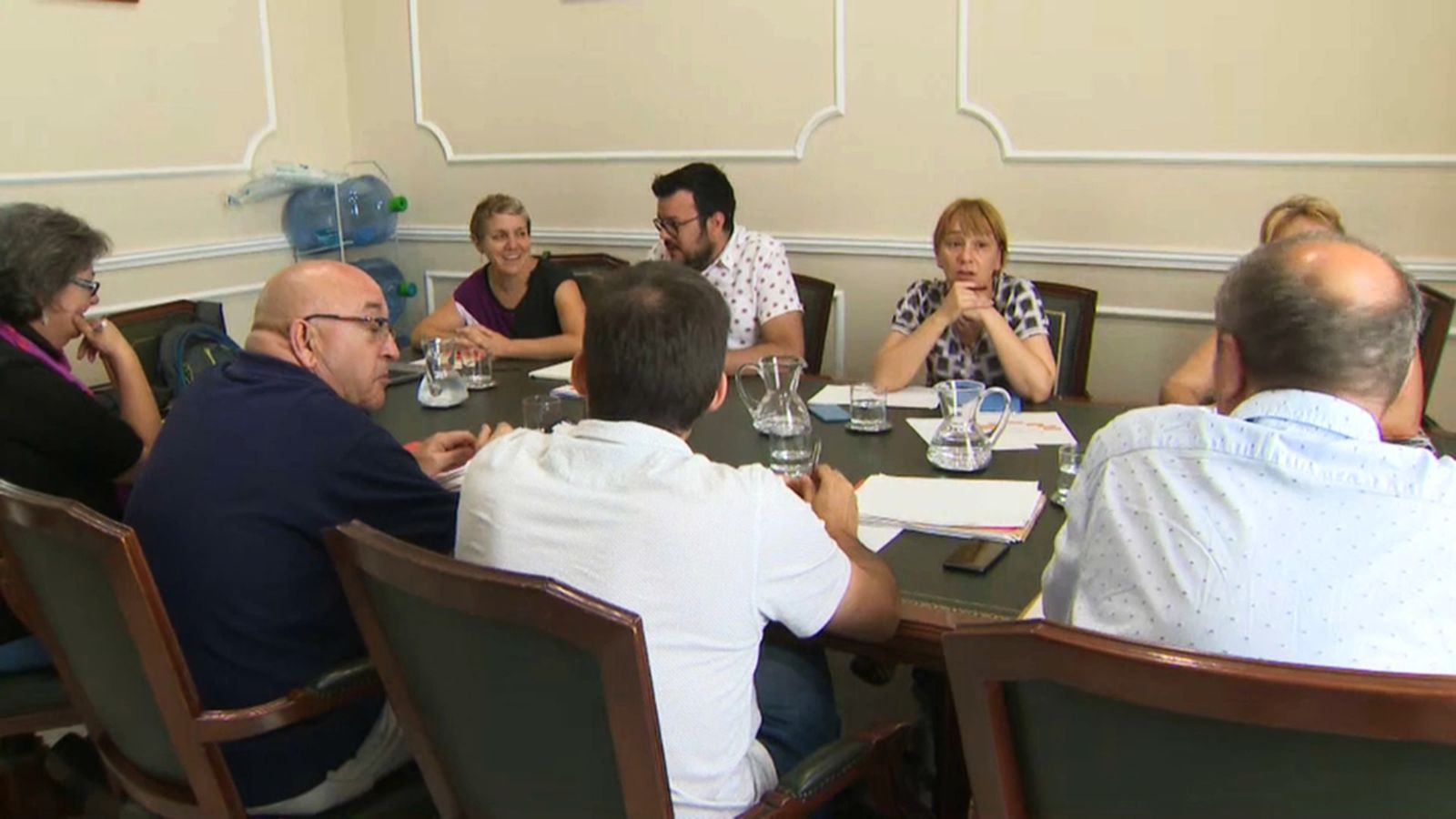 Imatge de la reunió d'aquest dilluns