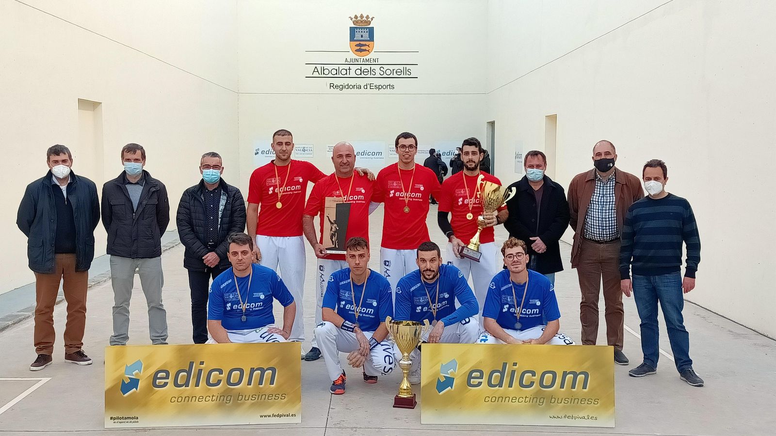 El renovat carrer de pilota d'Albalat dels Sorells ha acollit la final L'equip montserrater es va imposar als d'Alfarp (70-45) en la final celebrada a Albalat dels Sorells