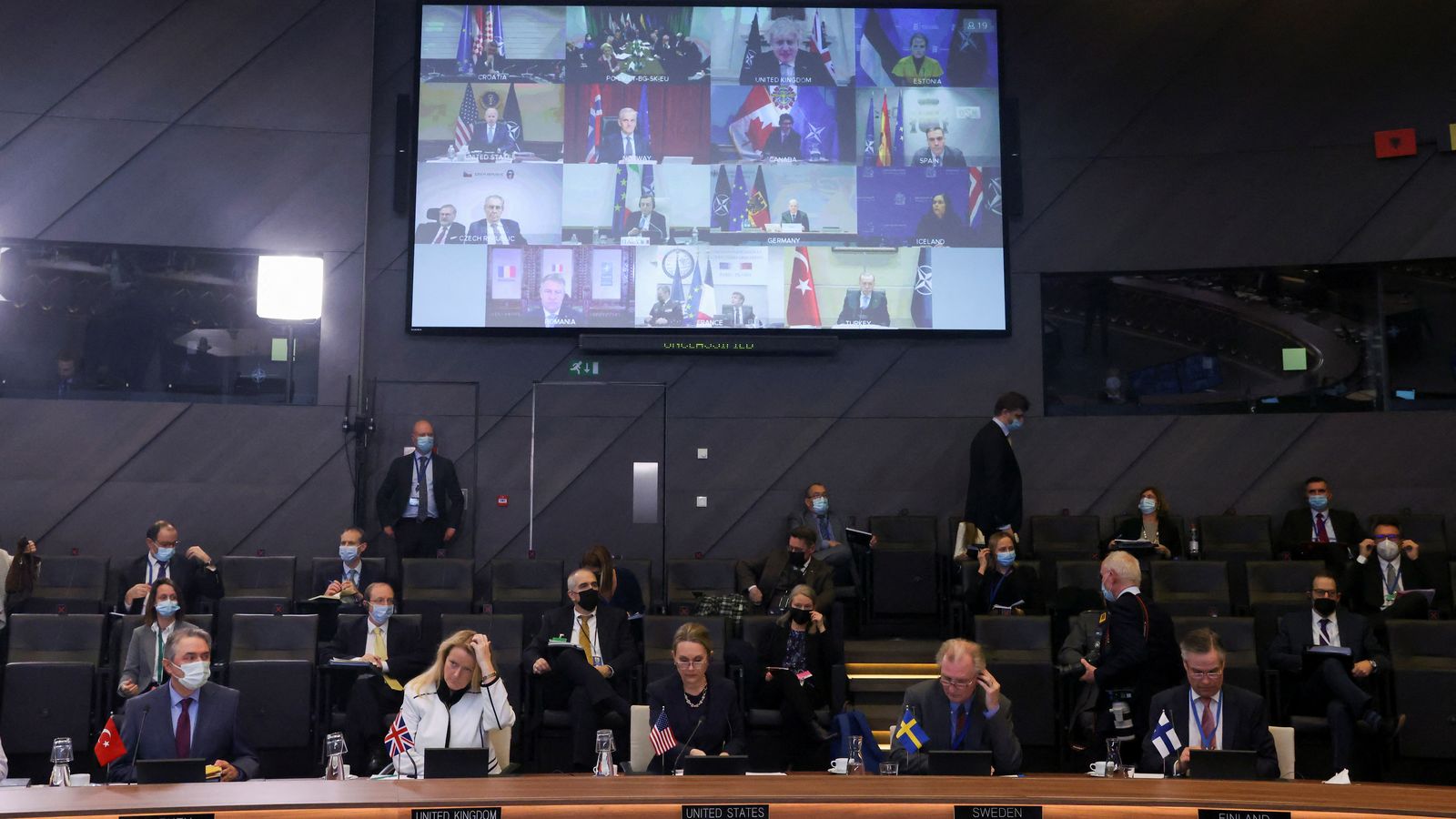 Cimera de l'OTAN amb presència de Suècia i Finlàndia