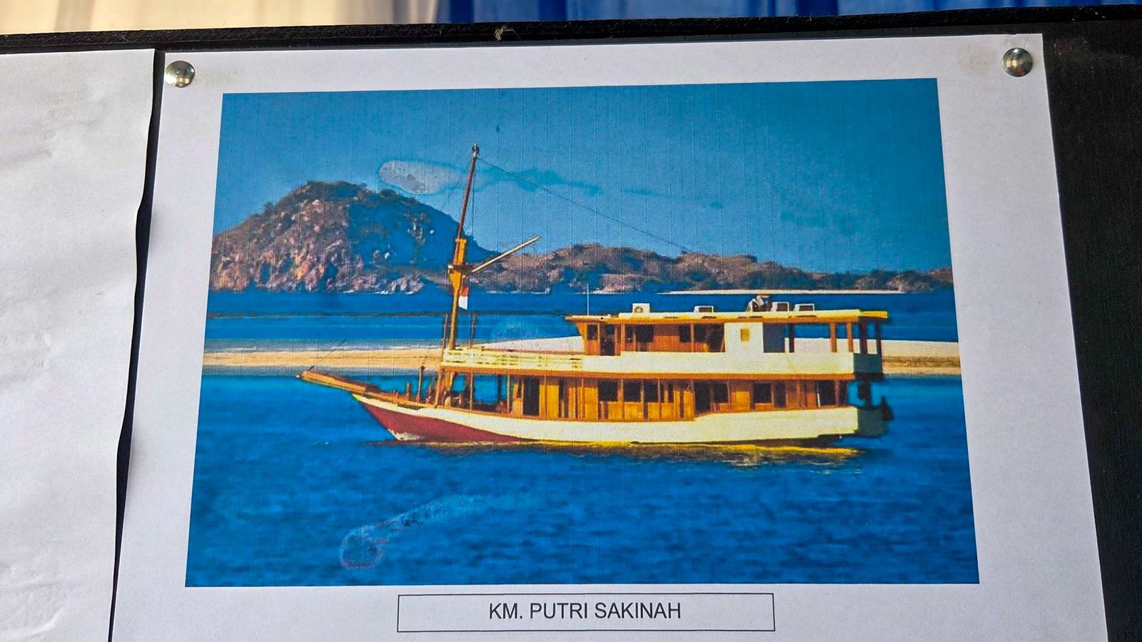 Embarcació semblant a la que viatjava la família valenciana i va naufragar