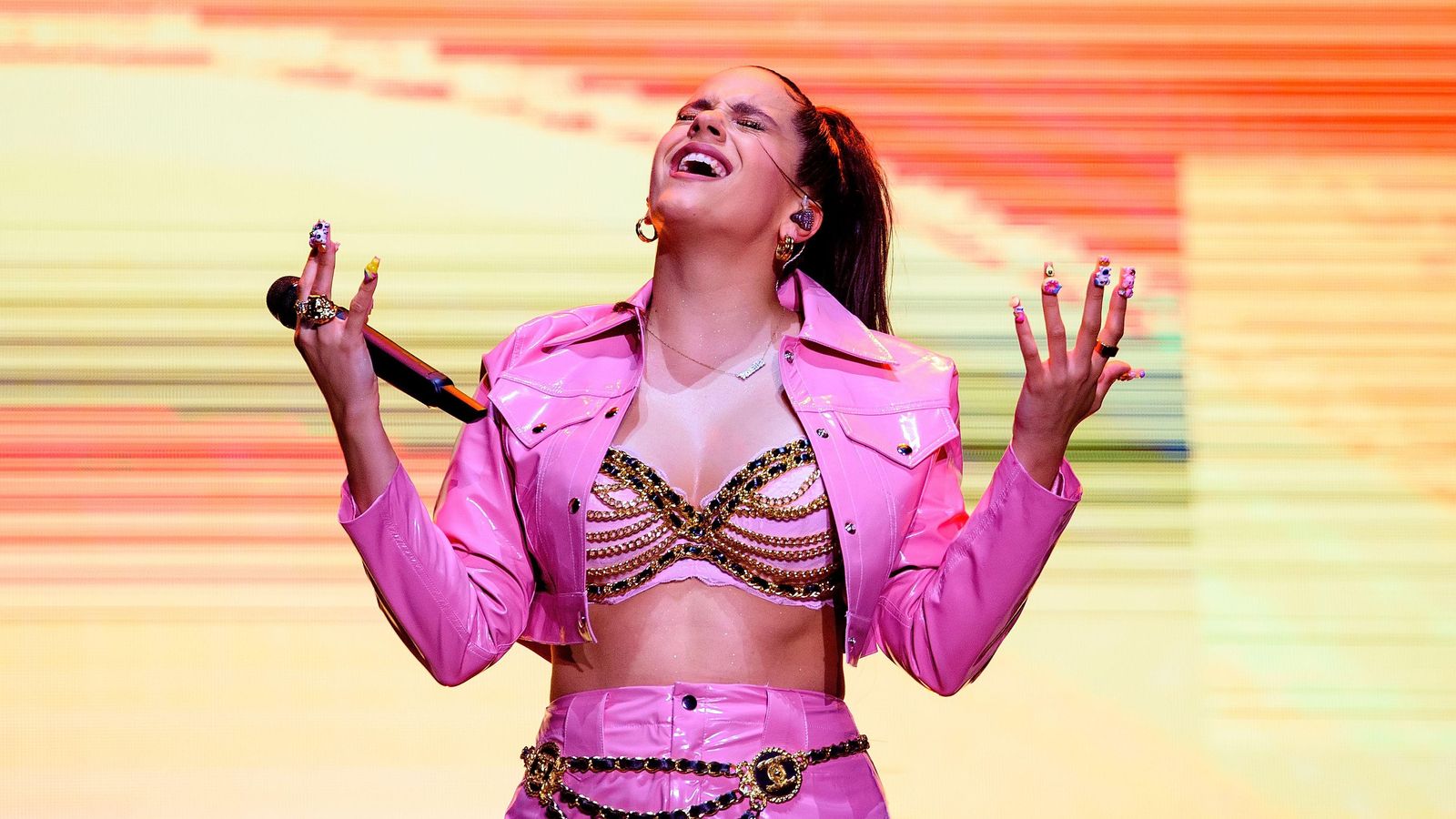 Imatge d'arxiu de Rosalia en un concert