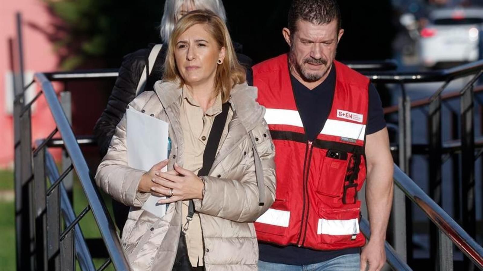 Salomé Pradas a l'eixida del Cecopi, en arxiu Salome Pradas a l'eixida del Cecopi, en arxiu