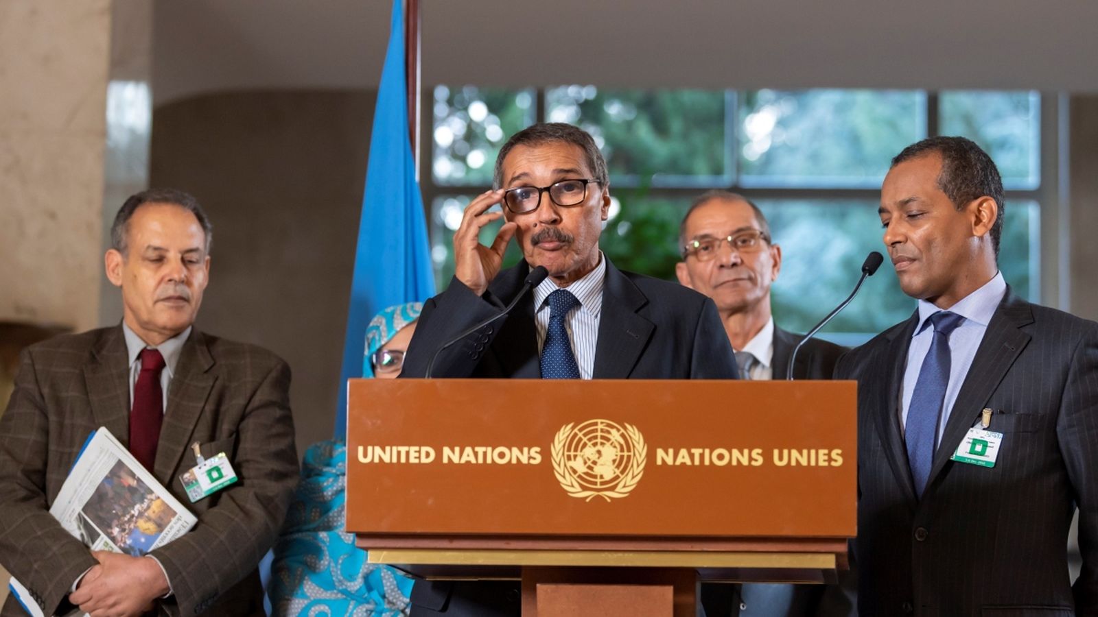 El líder del Front Polisario, Khatri Addouh