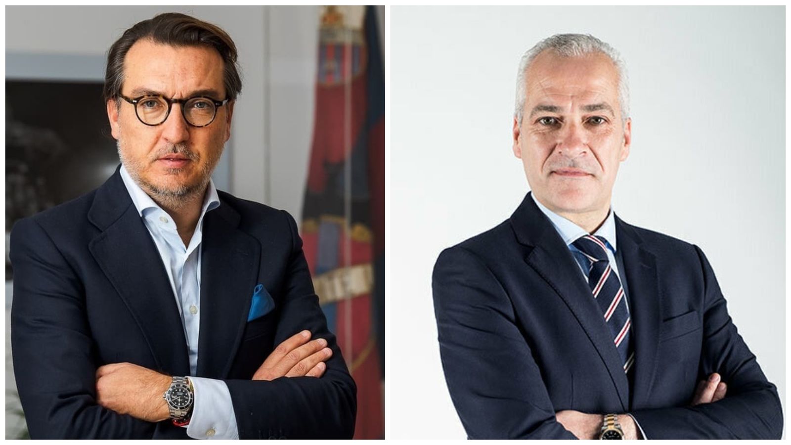 Quico Catalán, a l'esquerra, i Pablo Sánchez, a la dreta