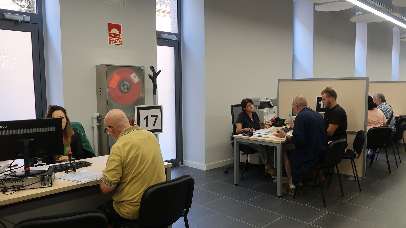 Oficina del PROP a València, en una imatge d'arxiu