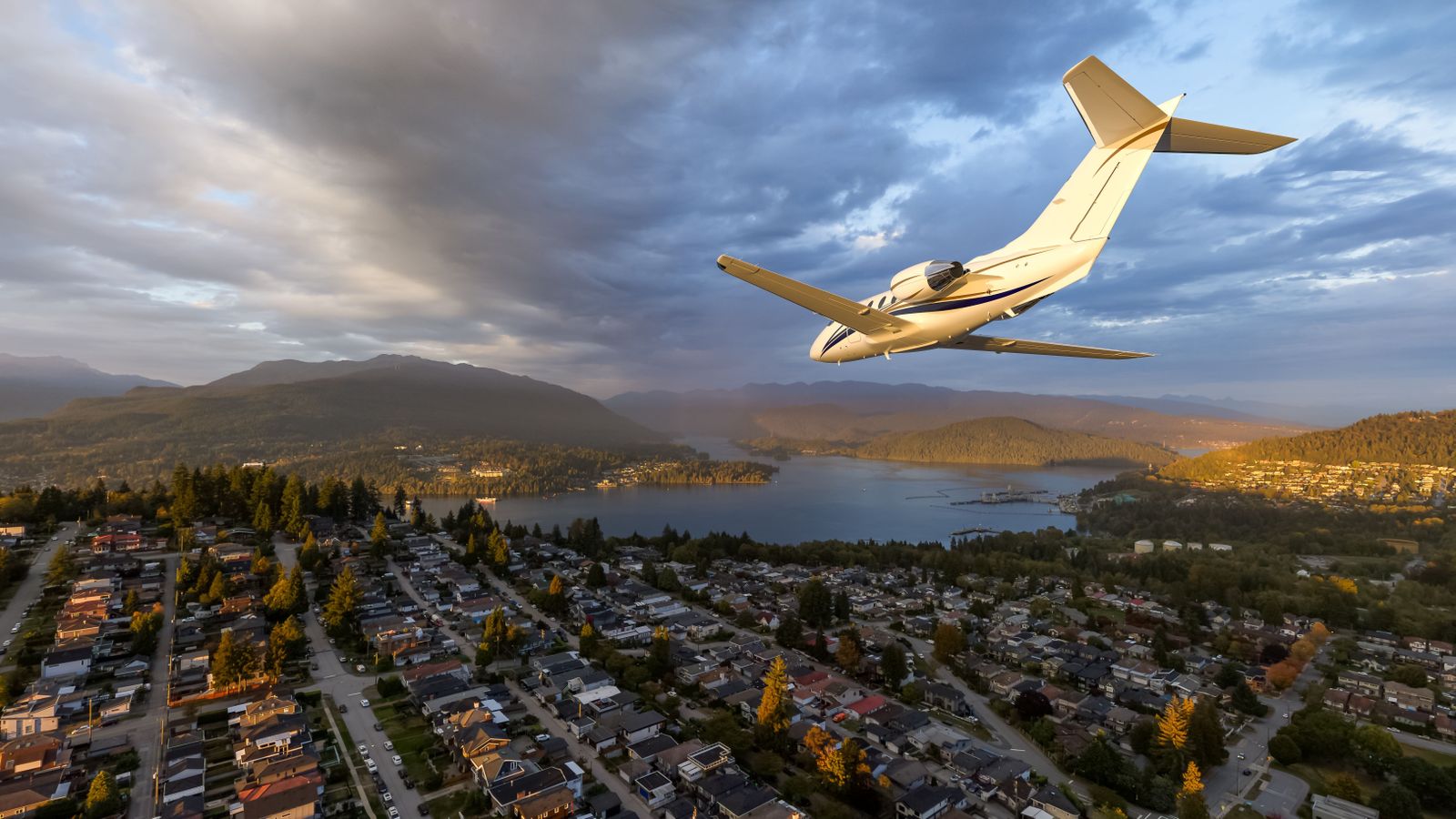 Imatge d'arxiu d'un avió privat