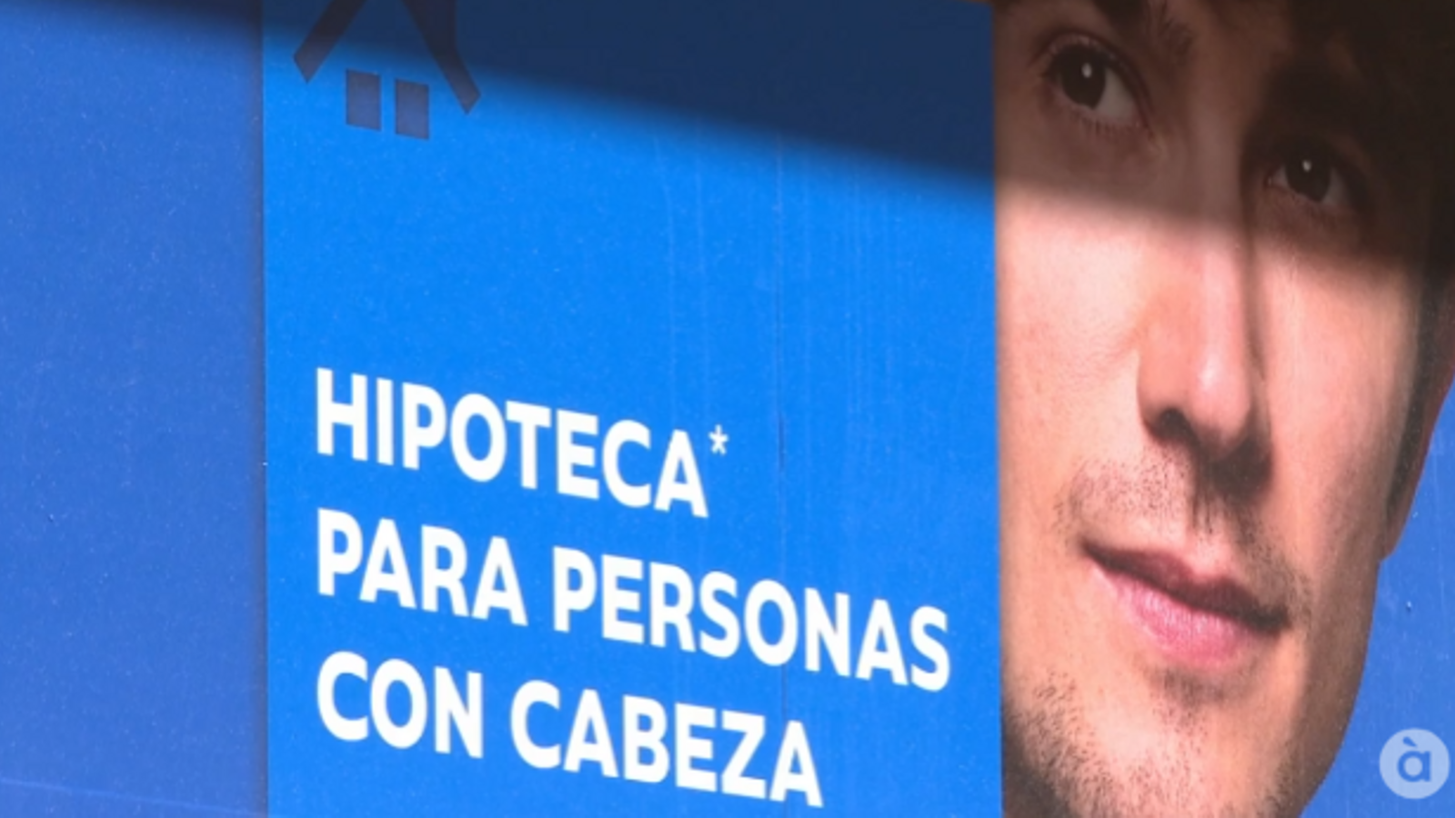 Anunci d'hipoteques d'una entitat bancària