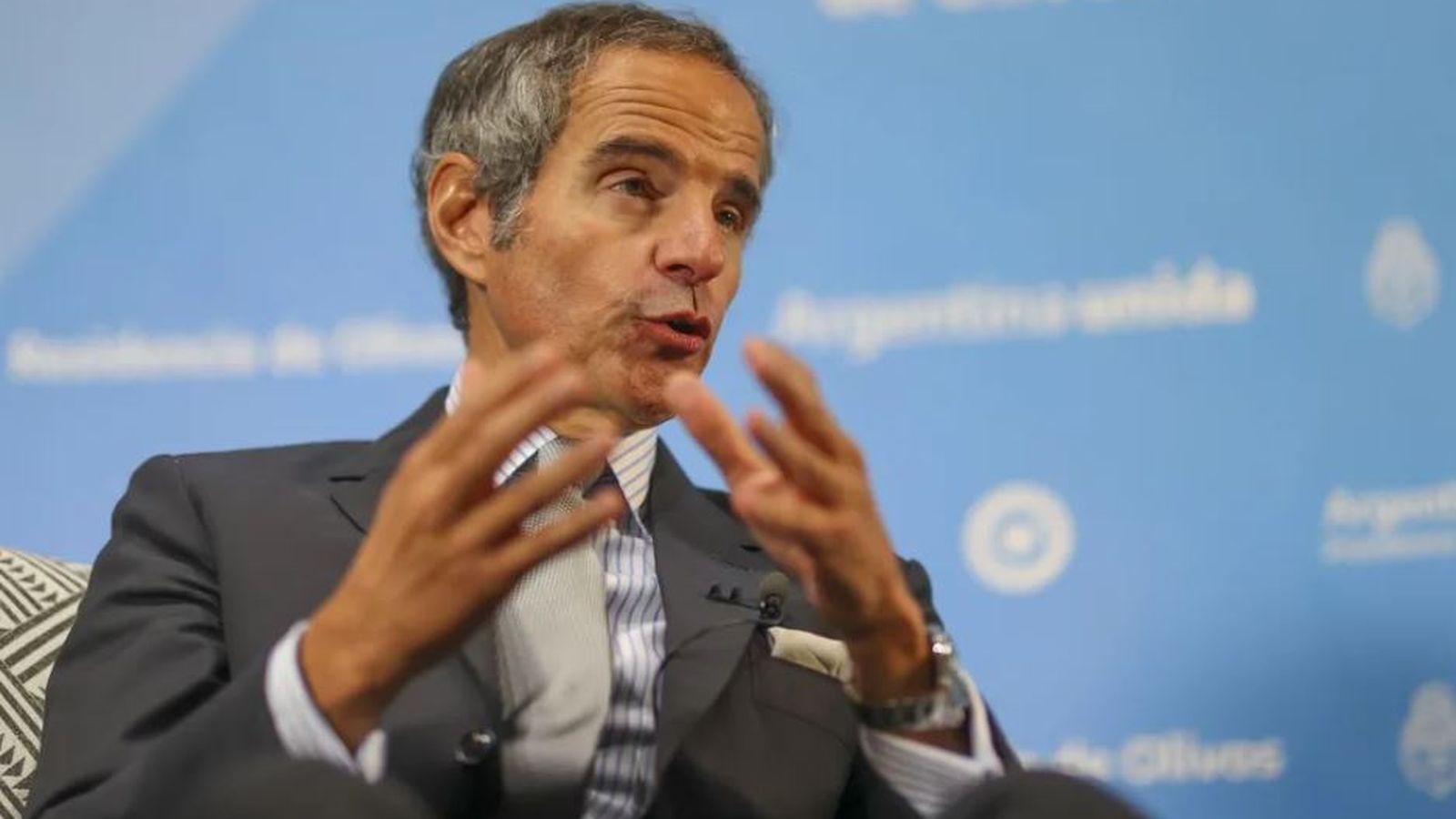 El director general de l’Organisme Internacional d'Energia Atòmica de les Nacions Unides (OIEA), Rafael Grossi