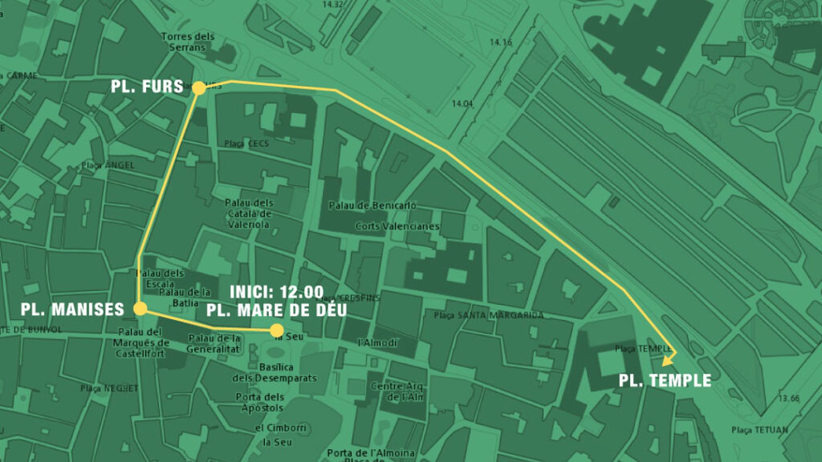 Recorregut de la manifestació