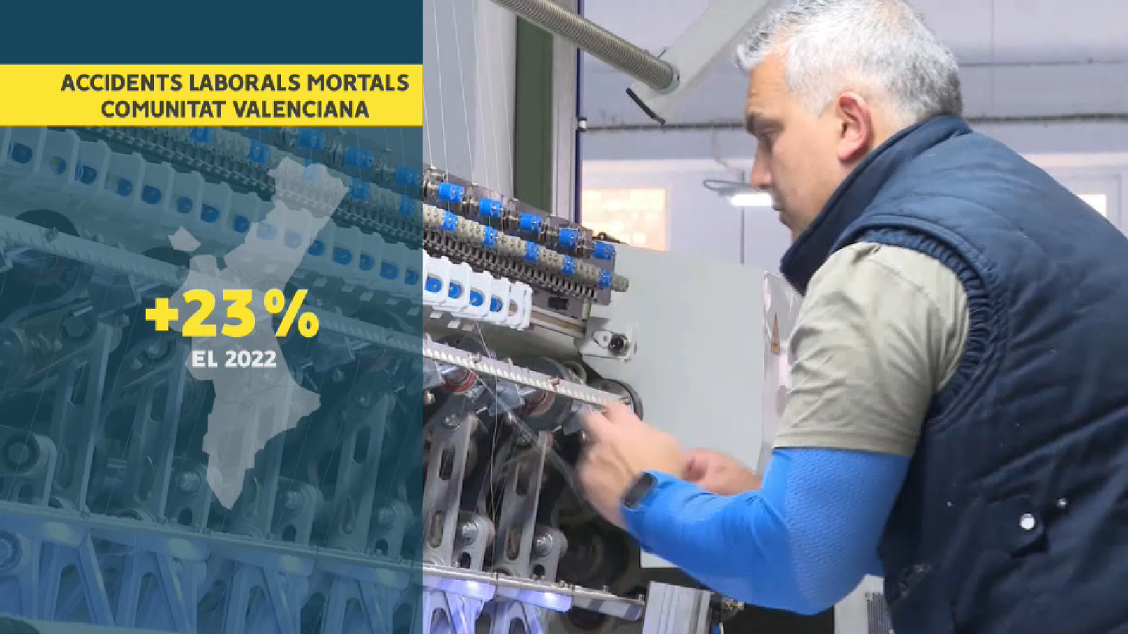Augmenten els accidents laborals a la Comunitat Valenciana
