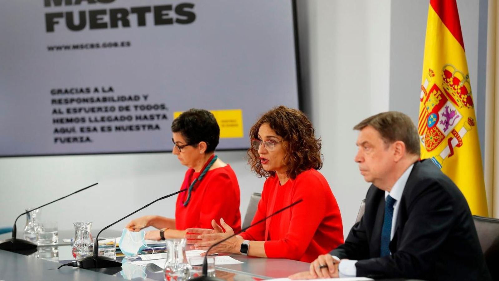 Roda de premsa posterior al Consell de Ministres