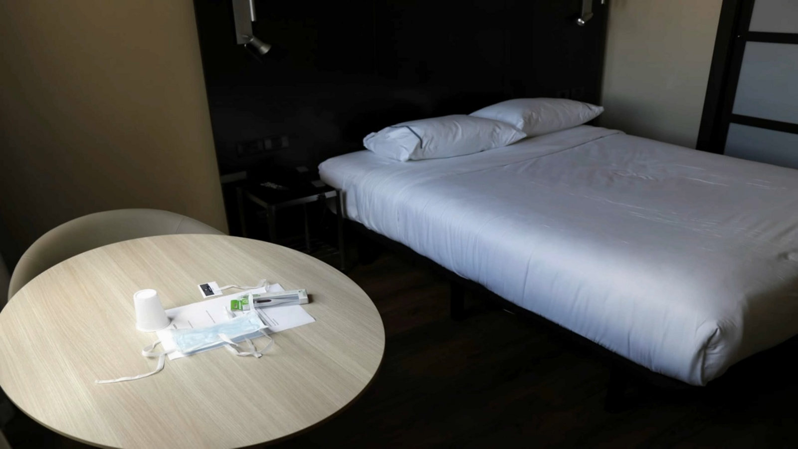 Una de les habitacions del primer hotel medicalitzat de la Comunitat Valenciana