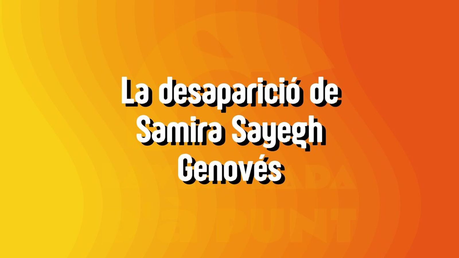 05.11.2025 | "True crime", amb Santiago Álvarez | La desaparició de Samira: un cas ple de misteri