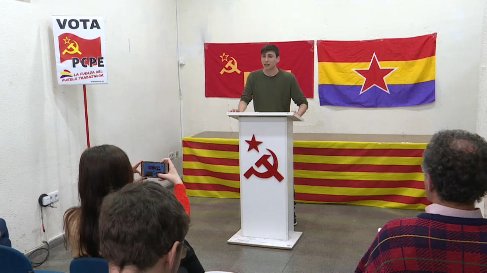 El PCPE demana el vot per a defendre els drets de les classes treballadores