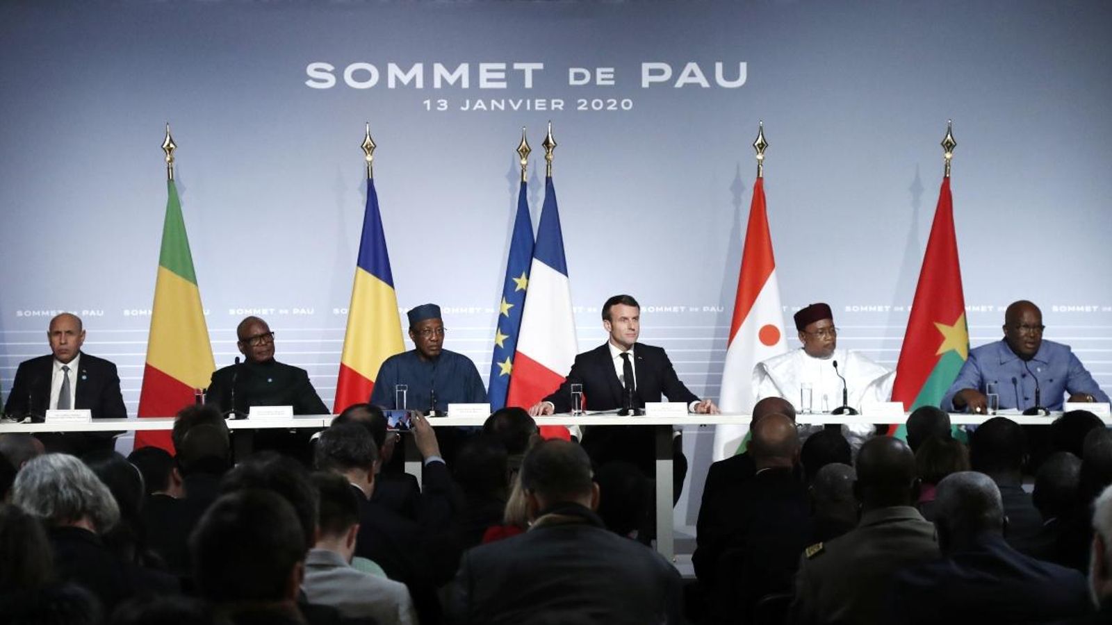 Cimera de França i els països del Sahel a Pau