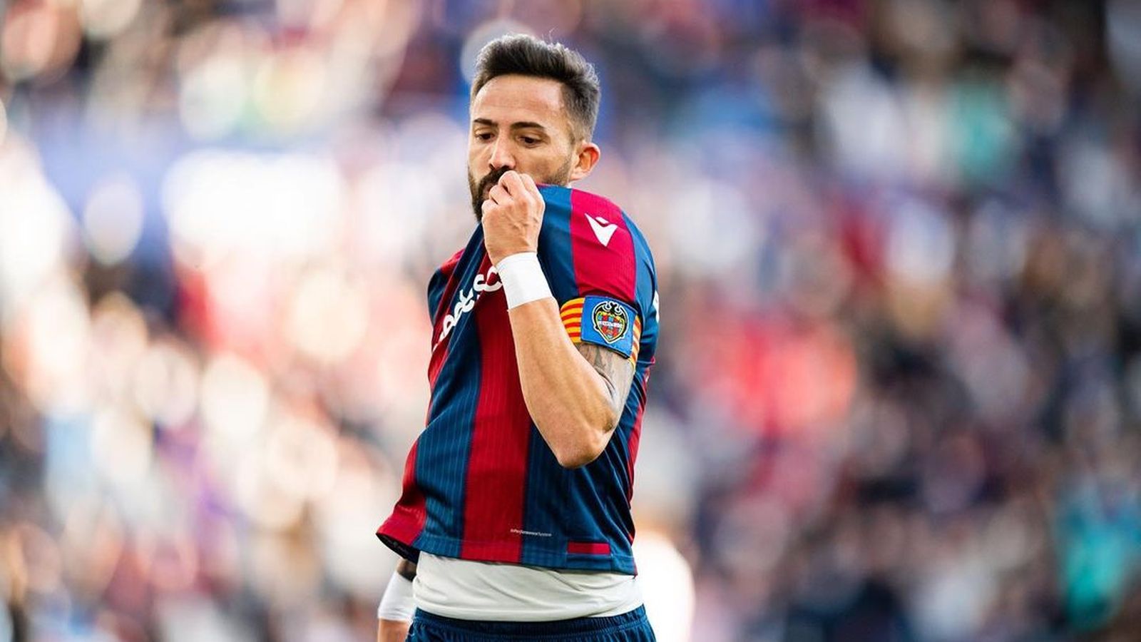 Morales durant un partit del Llevant aquesta temporada