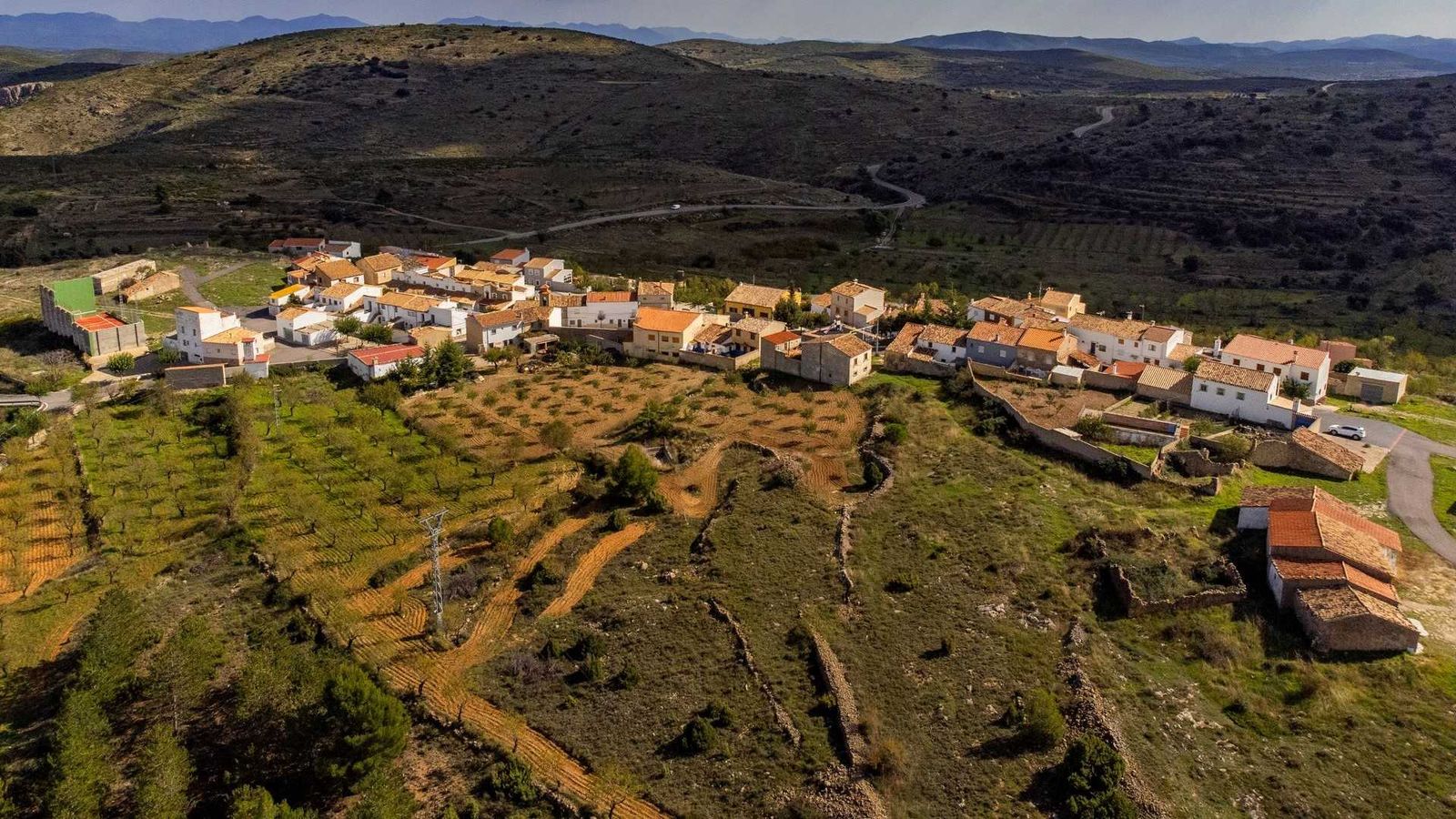 Vista aèria de Sacañet