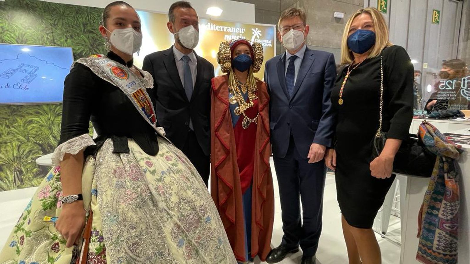 L'alcalde d'Elx a Fitur amb el president de la Generalitat, Ximo Puig