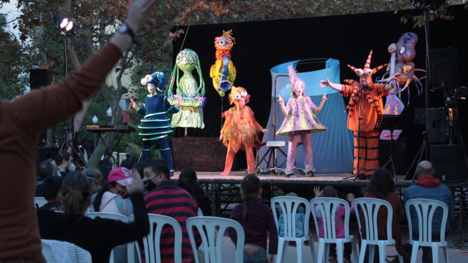 L'espectacle 'Monsters' durant la Mostra d'Arts Escèniques de Castelló