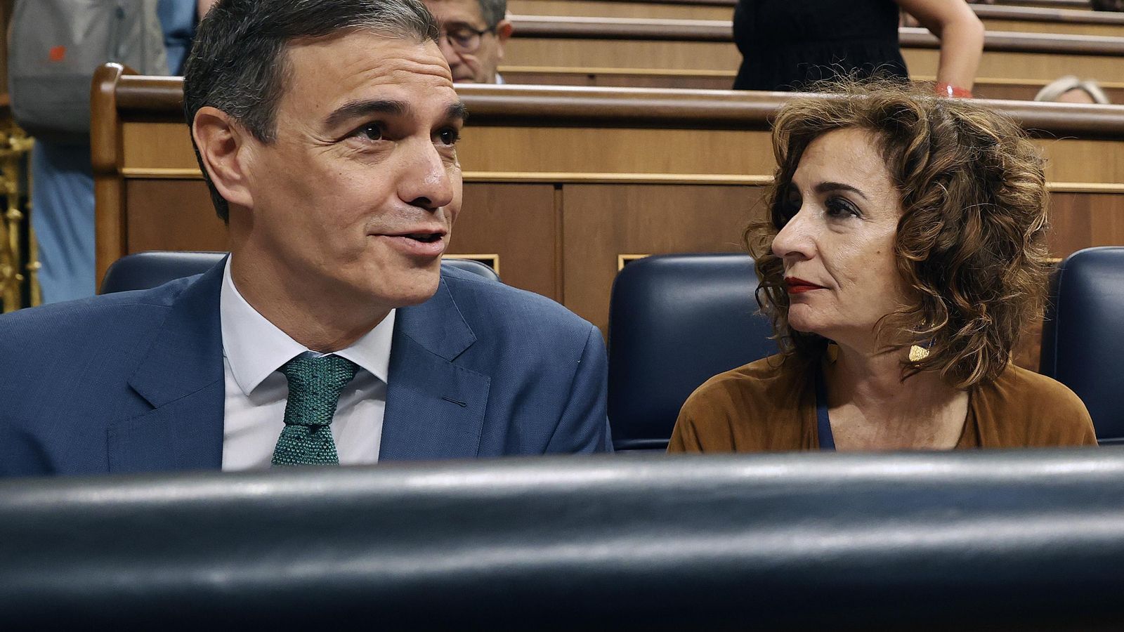 Pedro Sánchez durant la sessió de control en el Congrés dels Diputats este dimecres