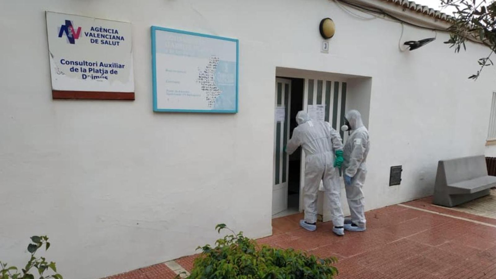 Consultori de la platja de Daimús en una imatge del passat mes de març