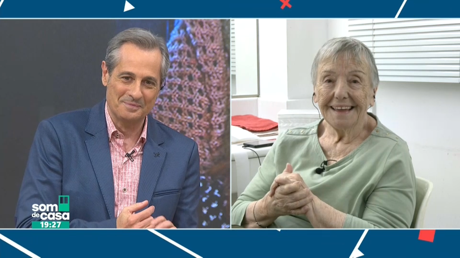 María Galiana connecta amb 'Som de casa' minuts abans de pujar a l'escenari del Talia